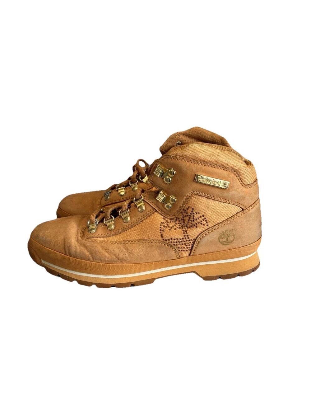 Timberland EURO HIKER 88568 Boots - Wheat - Size: 10 Rhinestones